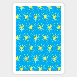 Minimalist shining Starry Blue Sky Sticker